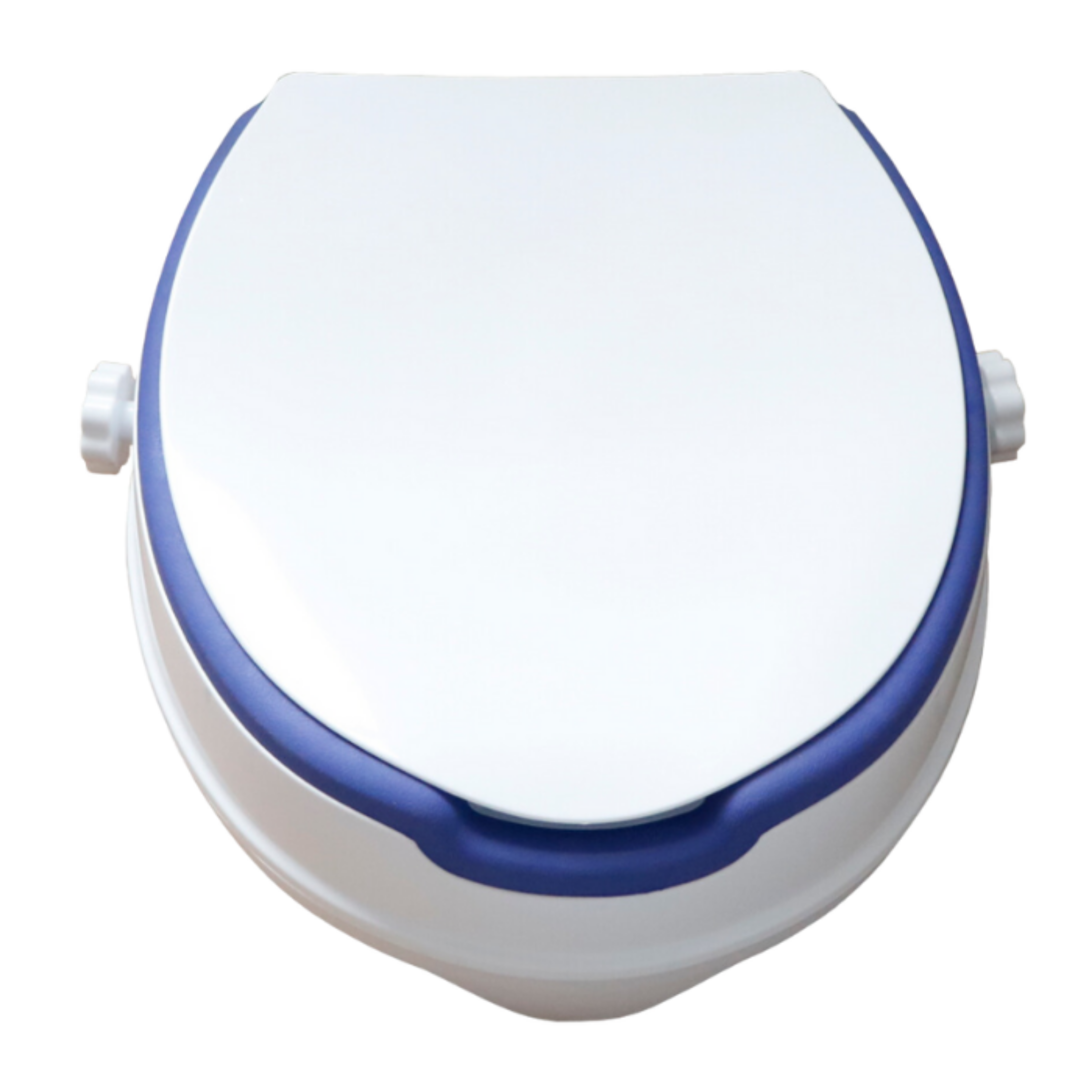 4" Raised Toilet Seat with Lid & Armrest