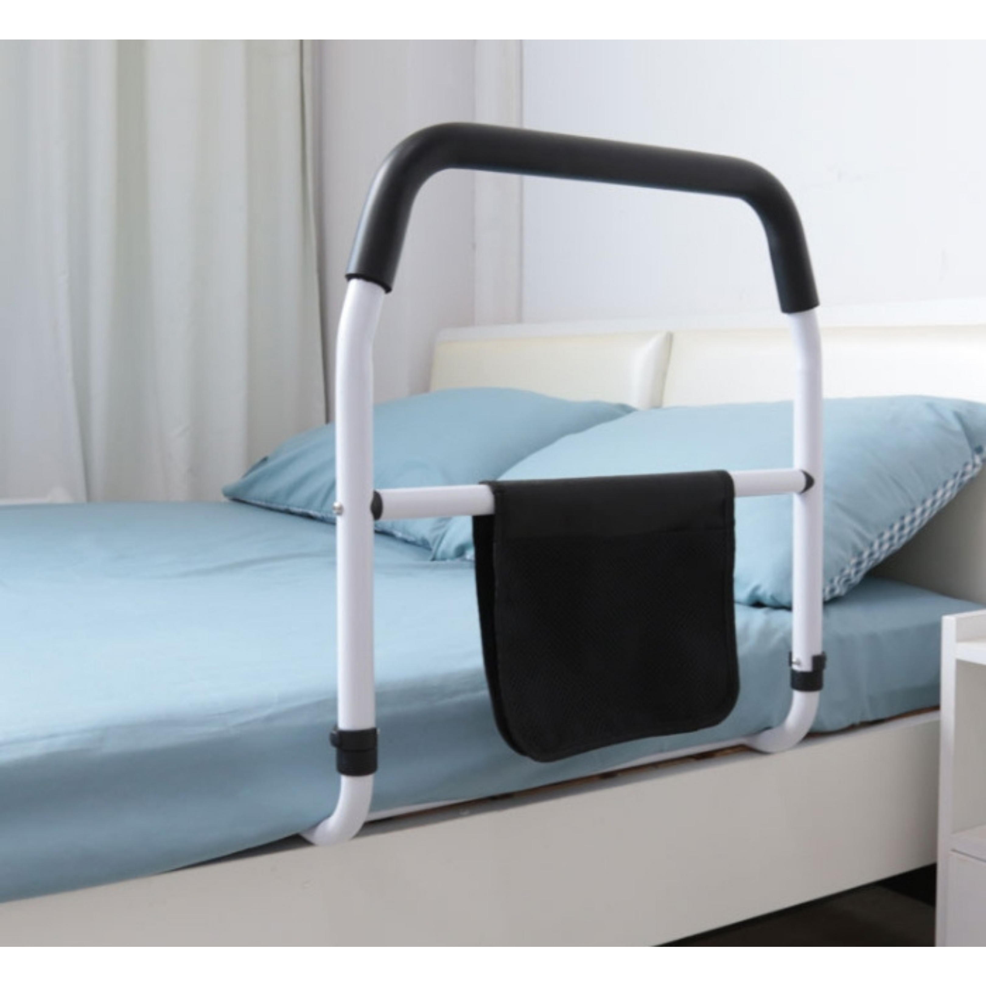 Bed Rail with Storage Pocket